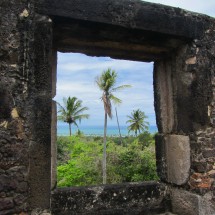 View to the Atlantic Ocean from the castle